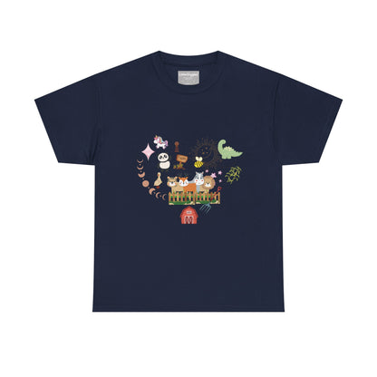 Farm Illustrations Unisex Heavy Cotton Tee