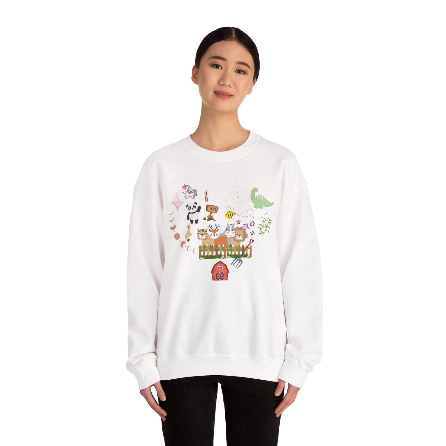 Farm Animal Crewneck Sweatshirt