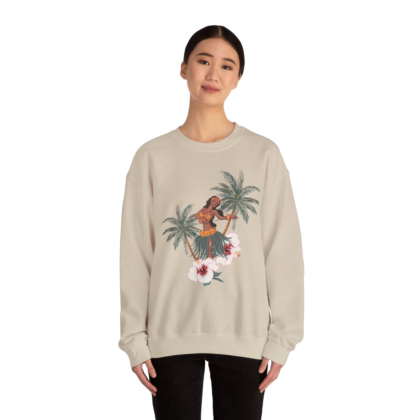 Tropical Chic Artisanal Sweatshirt