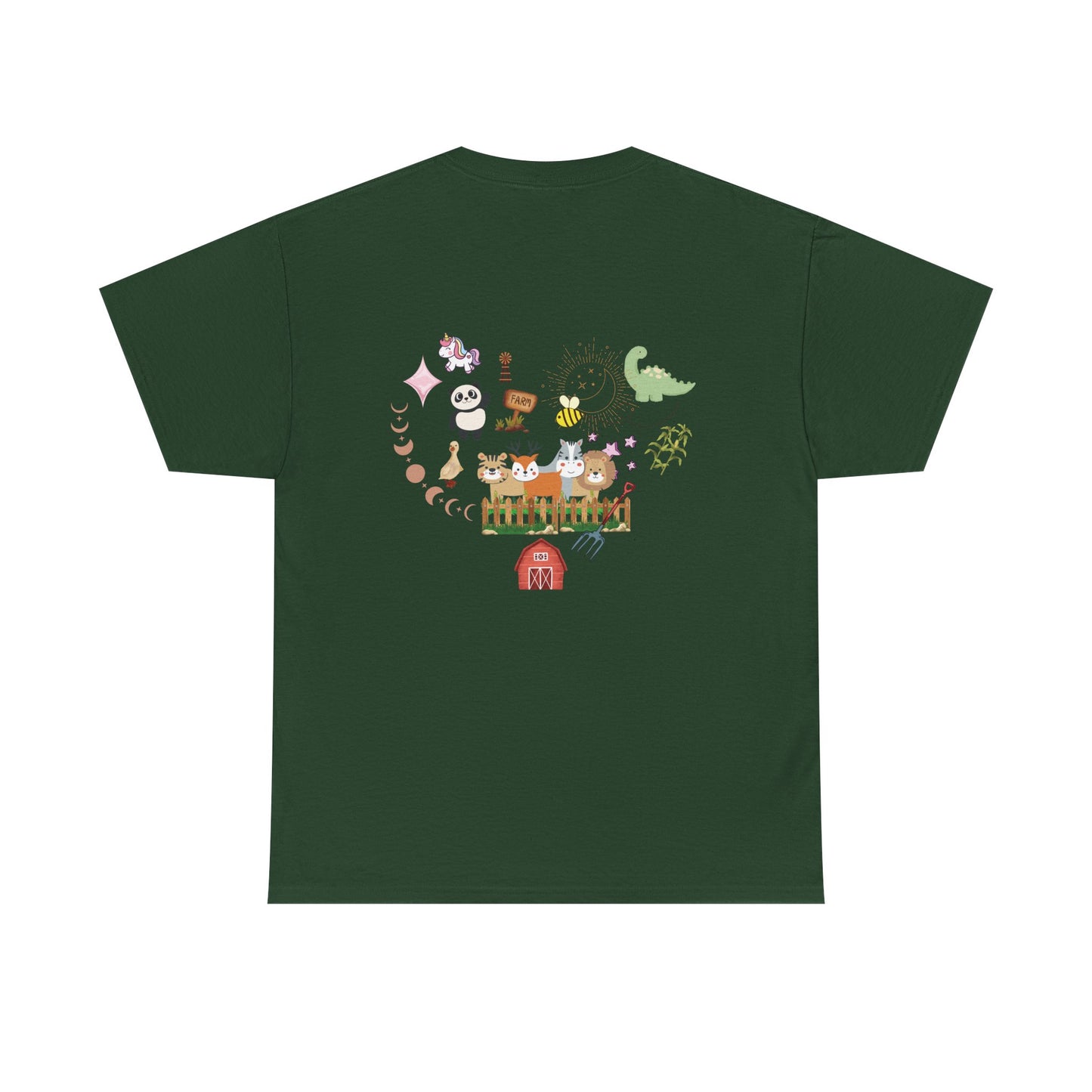 Farm Illustrations Unisex Heavy Cotton Tee