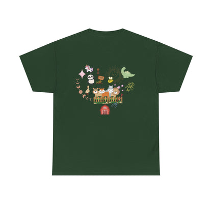 Farm Illustrations Unisex Heavy Cotton Tee