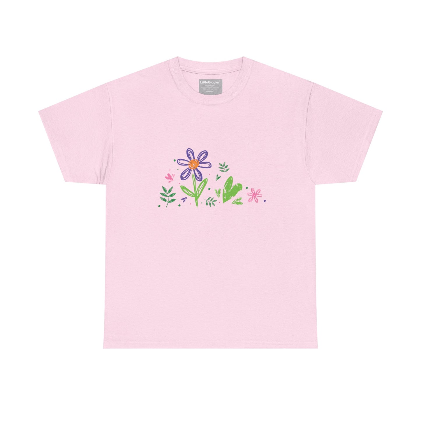 Floral Unisex Heavy Cotton Tee