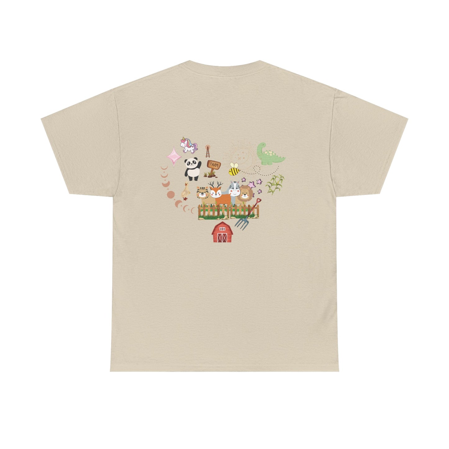 Farm Illustrations Unisex Heavy Cotton Tee