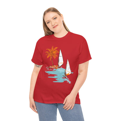 Beach Vibes Unisex Heavy Cotton Tee