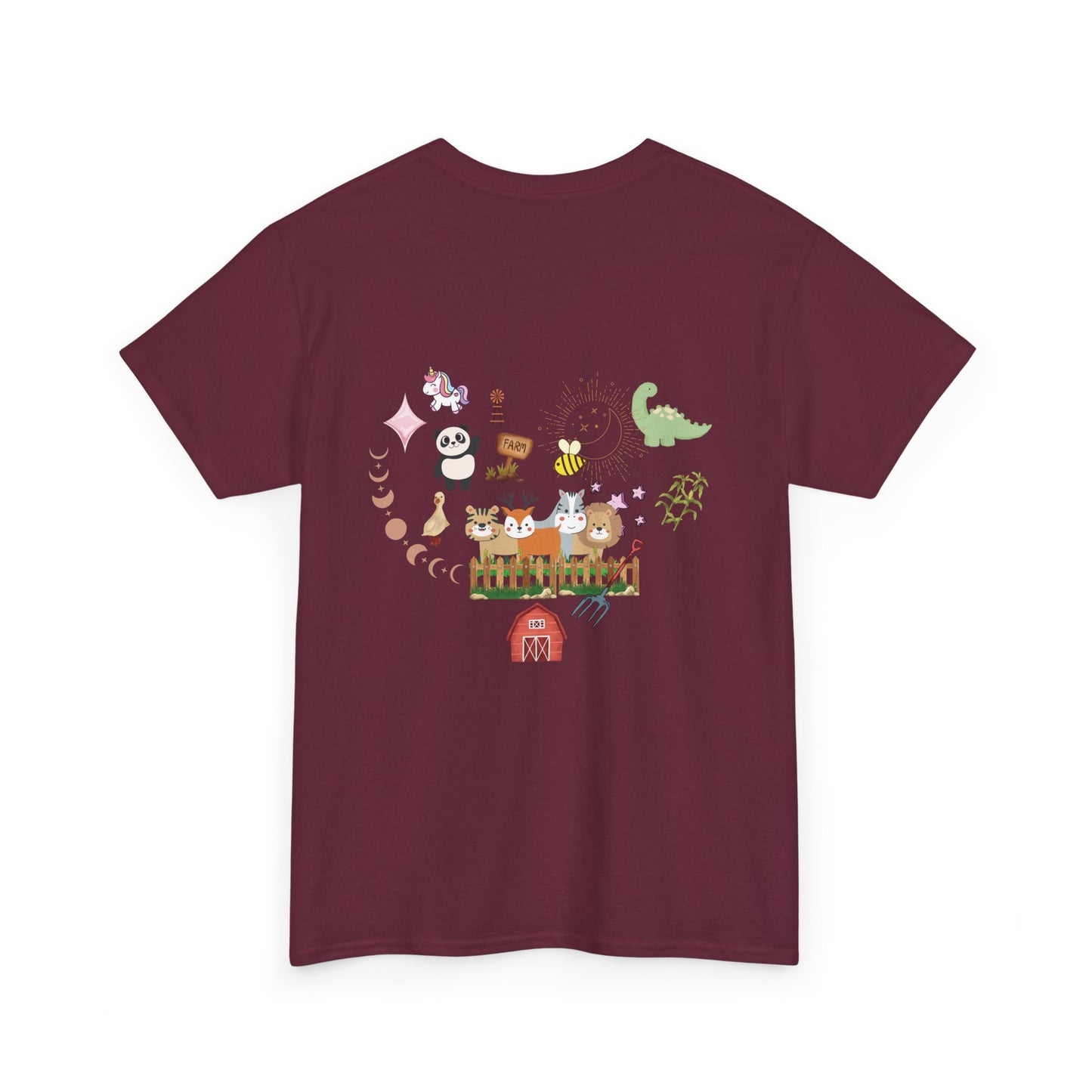 Farm Illustrations Unisex Heavy Cotton Tee