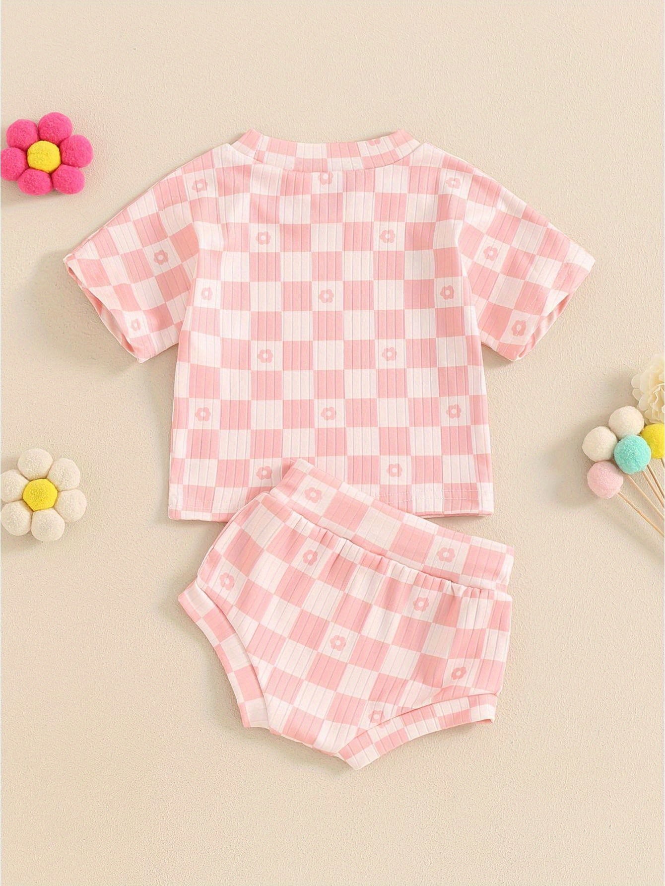 2 Piece Summer Checkerboard Set
