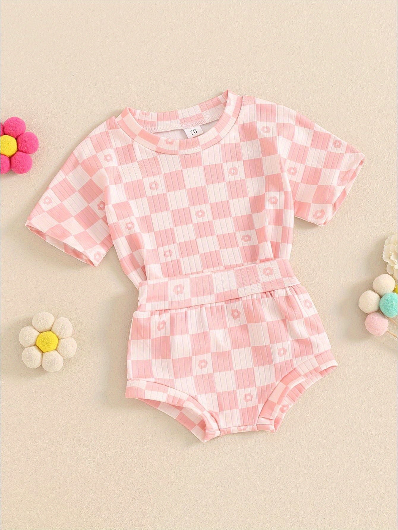 2 Piece Summer Checkerboard Set