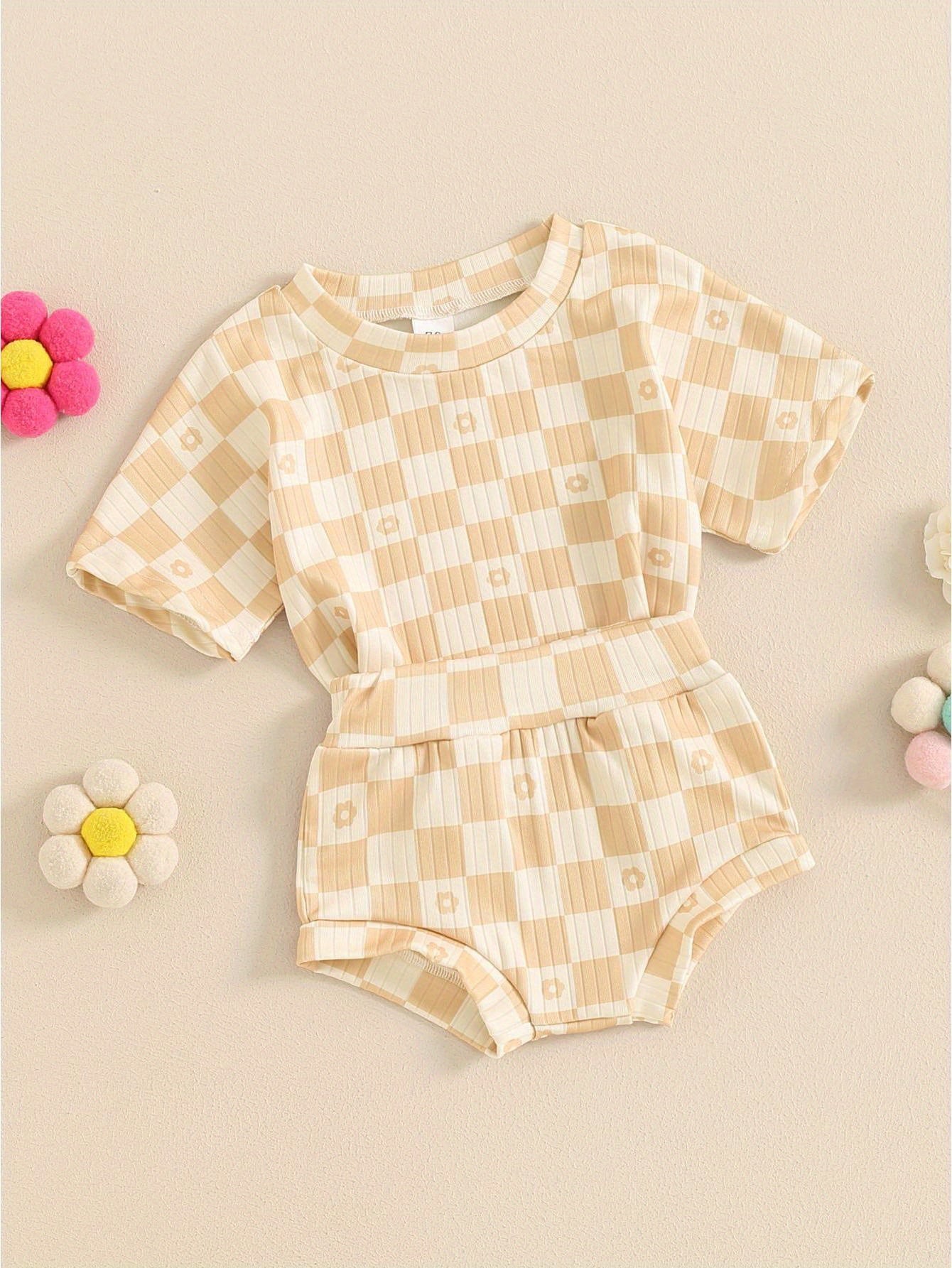 2 Piece Summer Checkerboard Set