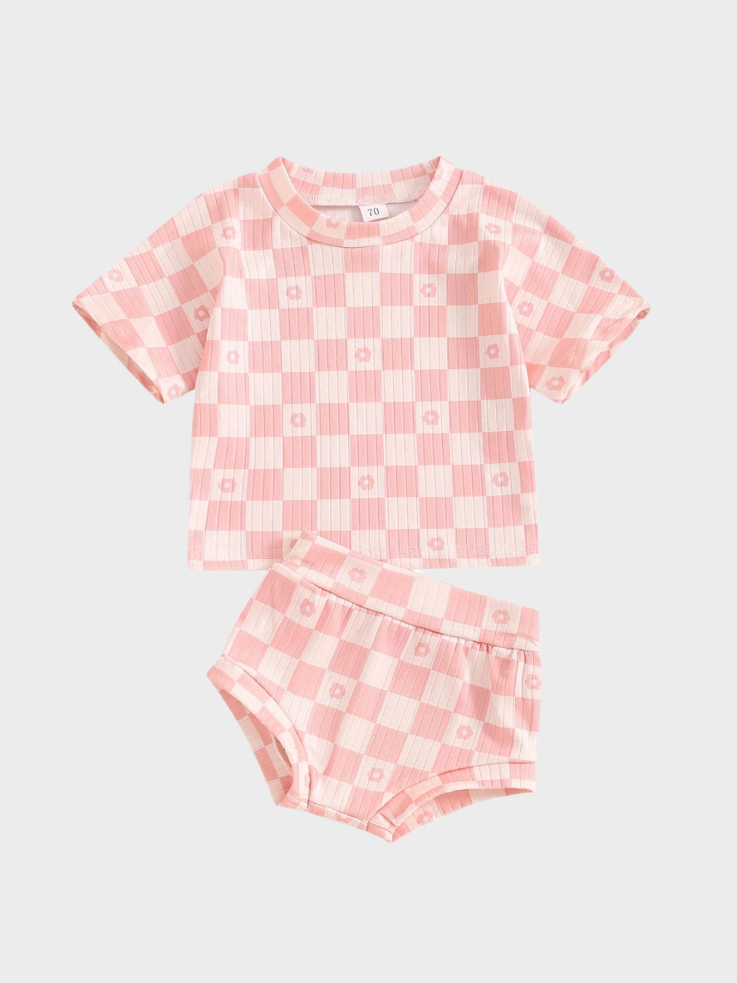 2 Piece Summer Checkerboard Set