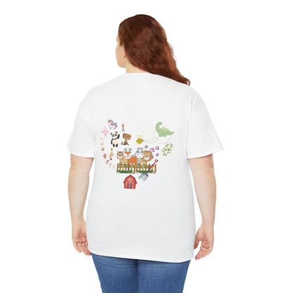 Farm Illustrations Unisex Heavy Cotton Tee