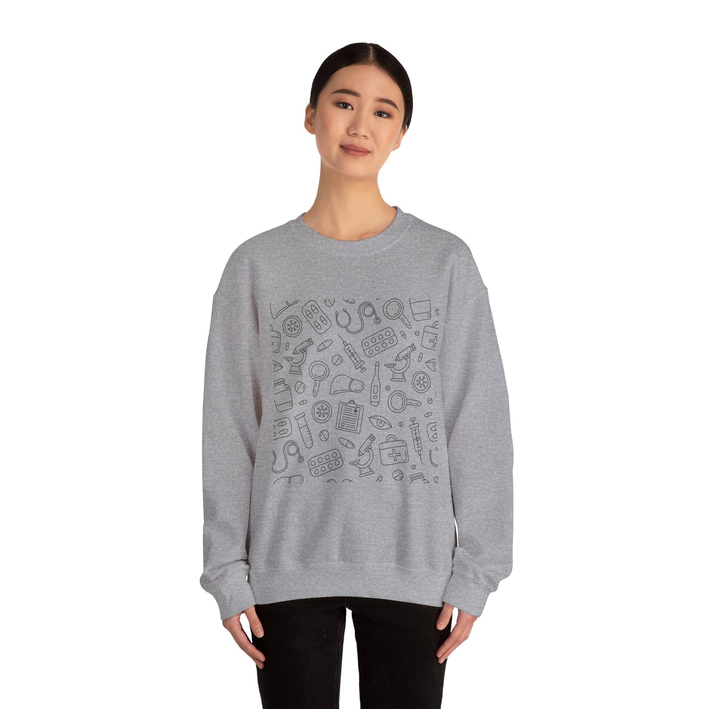 Doodle Chic Artisanal Sweatshirt