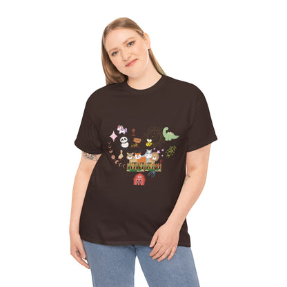 Farm Illustrations Unisex Heavy Cotton Tee