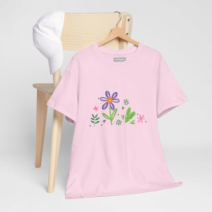 Floral Unisex Heavy Cotton Tee