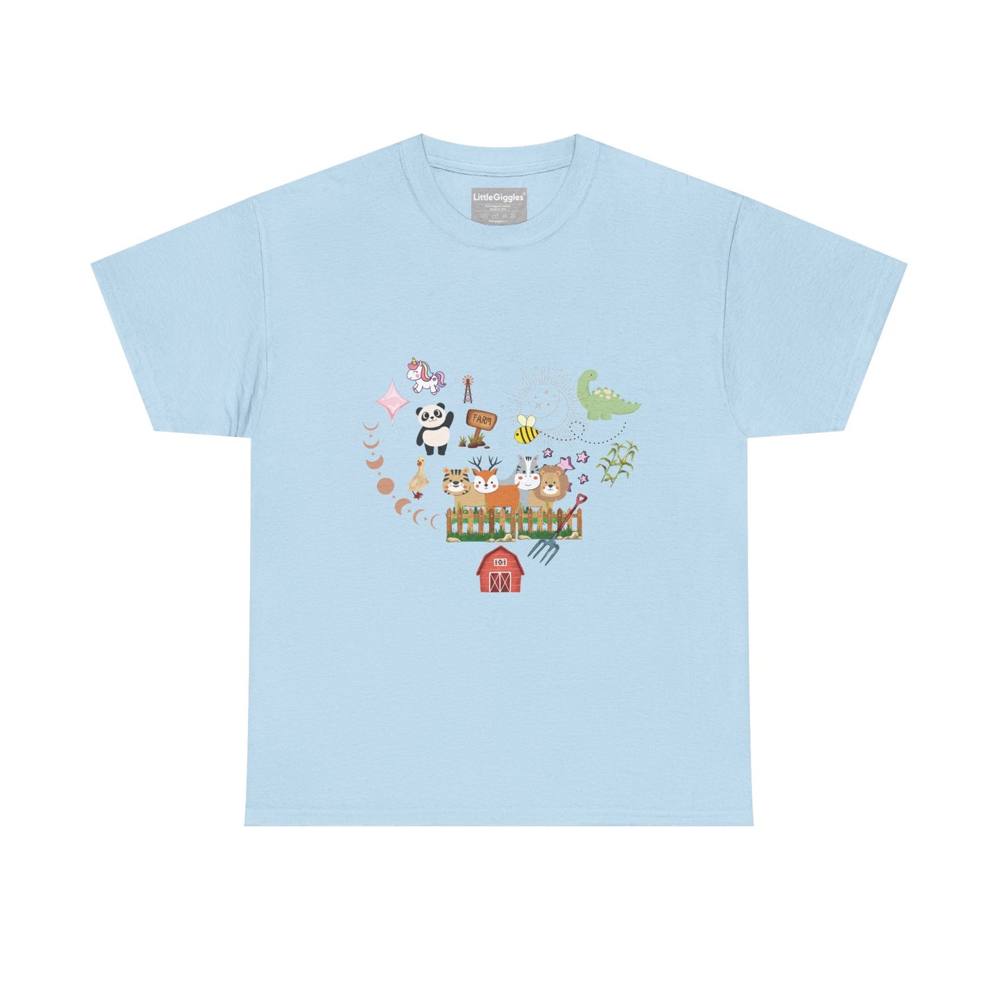 Farm Illustrations Unisex Heavy Cotton Tee