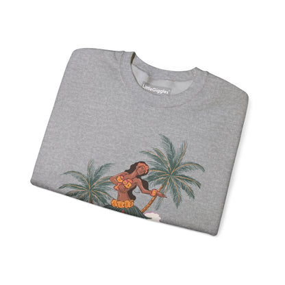 Tropical Chic Artisanal Sweatshirt