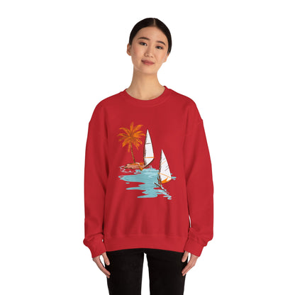 Tropical Chic Artisanal Sweatshirt
