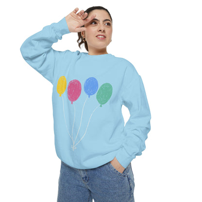 Colorful Balloon Design Unisex Sweatshirt