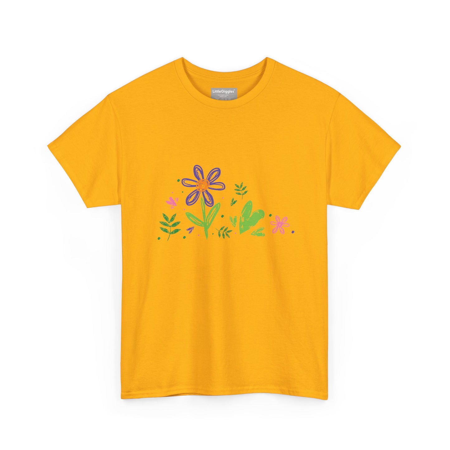 Floral Unisex Heavy Cotton Tee