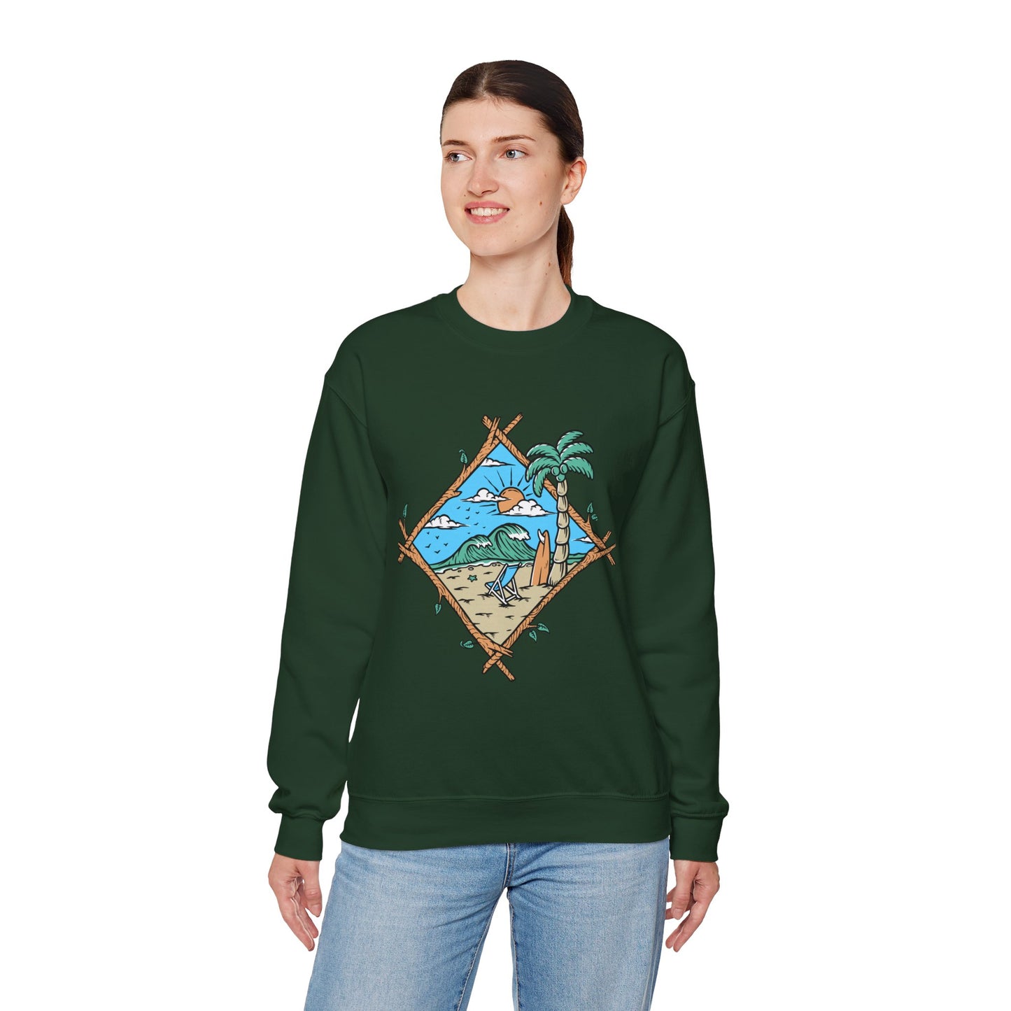 Beach Vibes Crewneck Sweatshirt