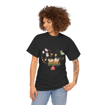 Farm Illustrations Unisex Heavy Cotton Tee