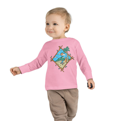 Tropical Toddler Long Sleeve Tee