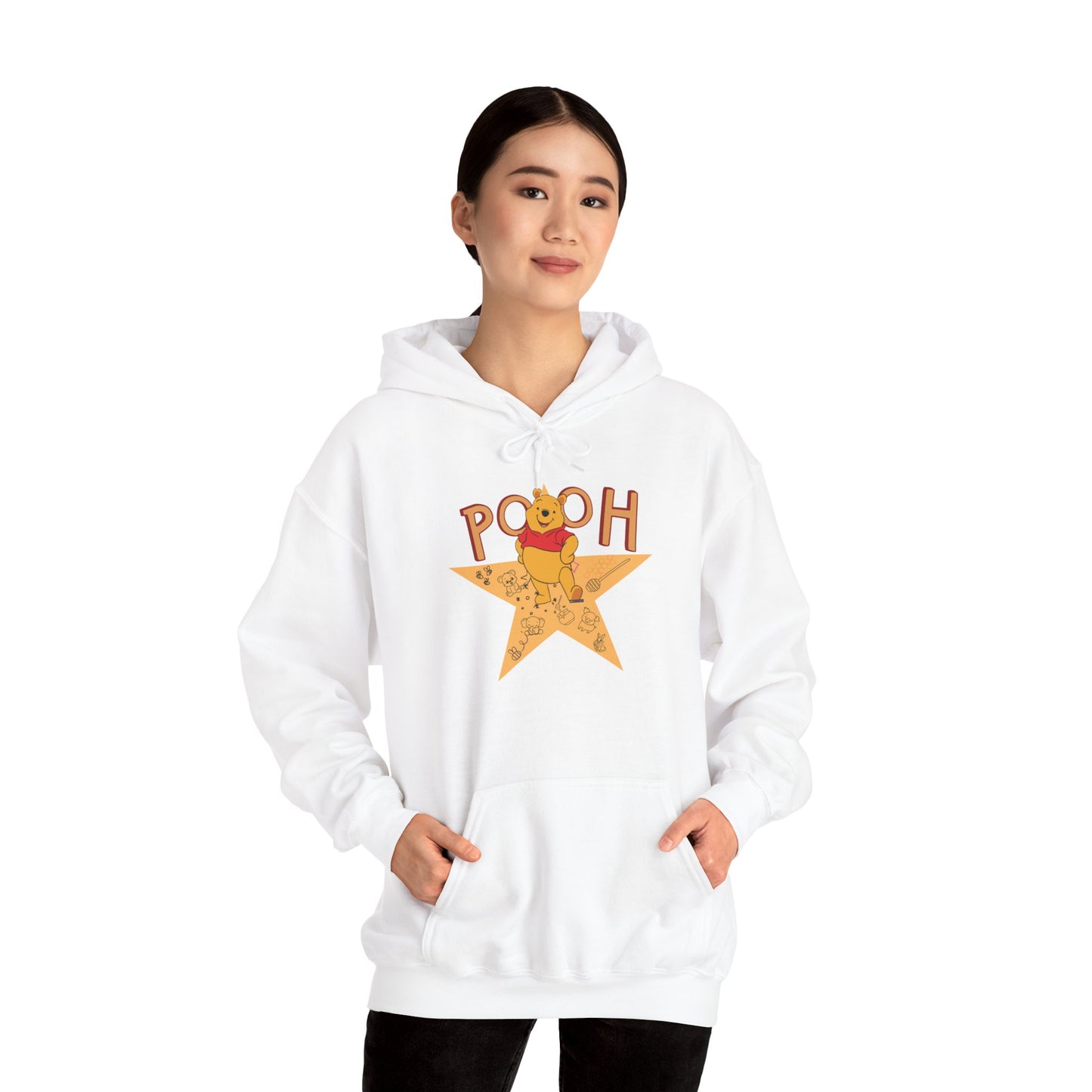 Pooh Themed Hooded Sweatshirt