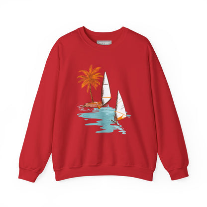 Tropical Chic Artisanal Sweatshirt