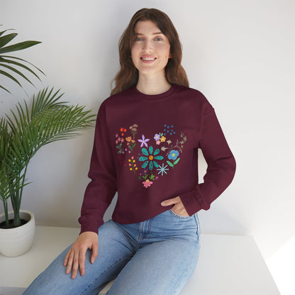 Floral Crewneck Sweatshirt
