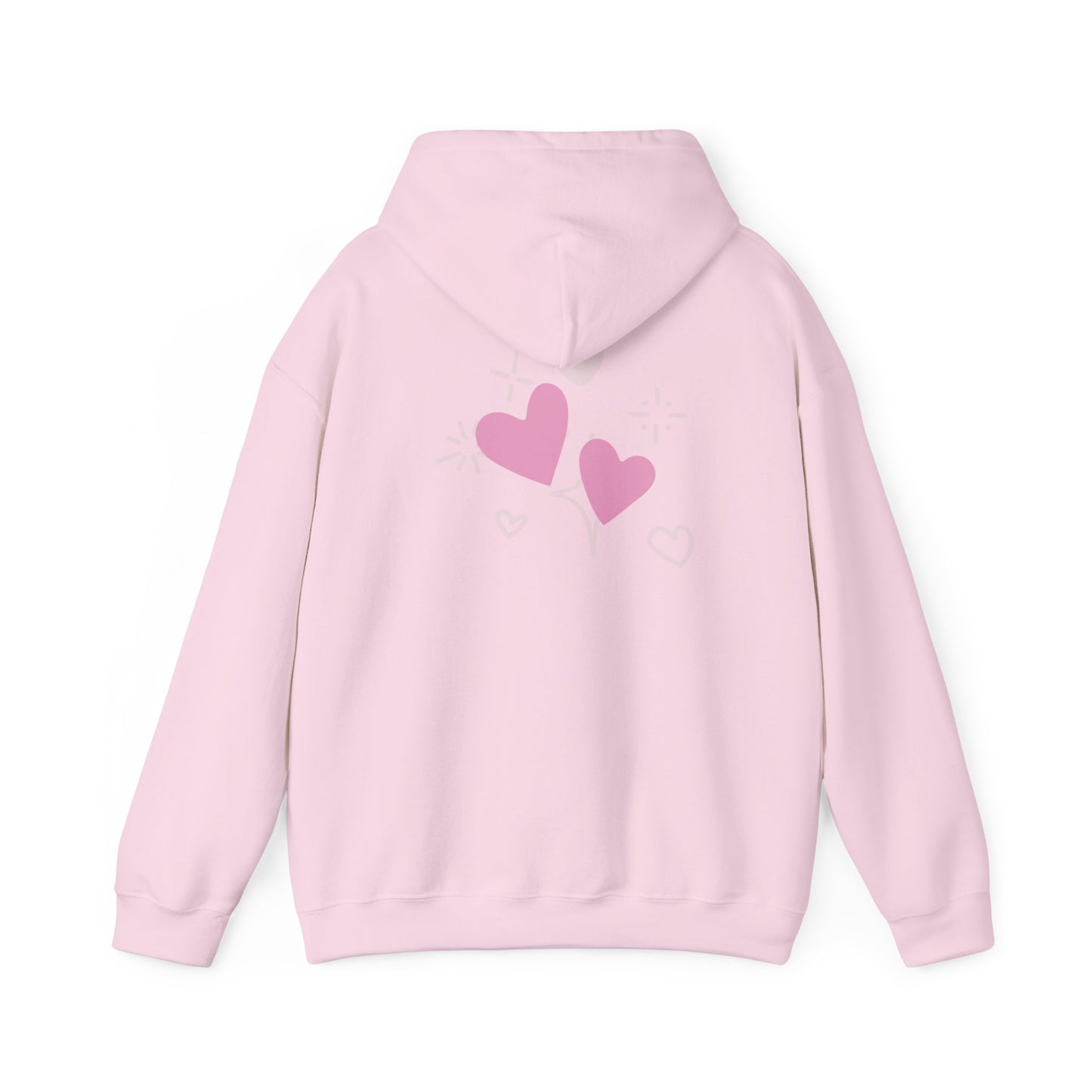 Cozy Heart-Themed Hooded Sweatshirt