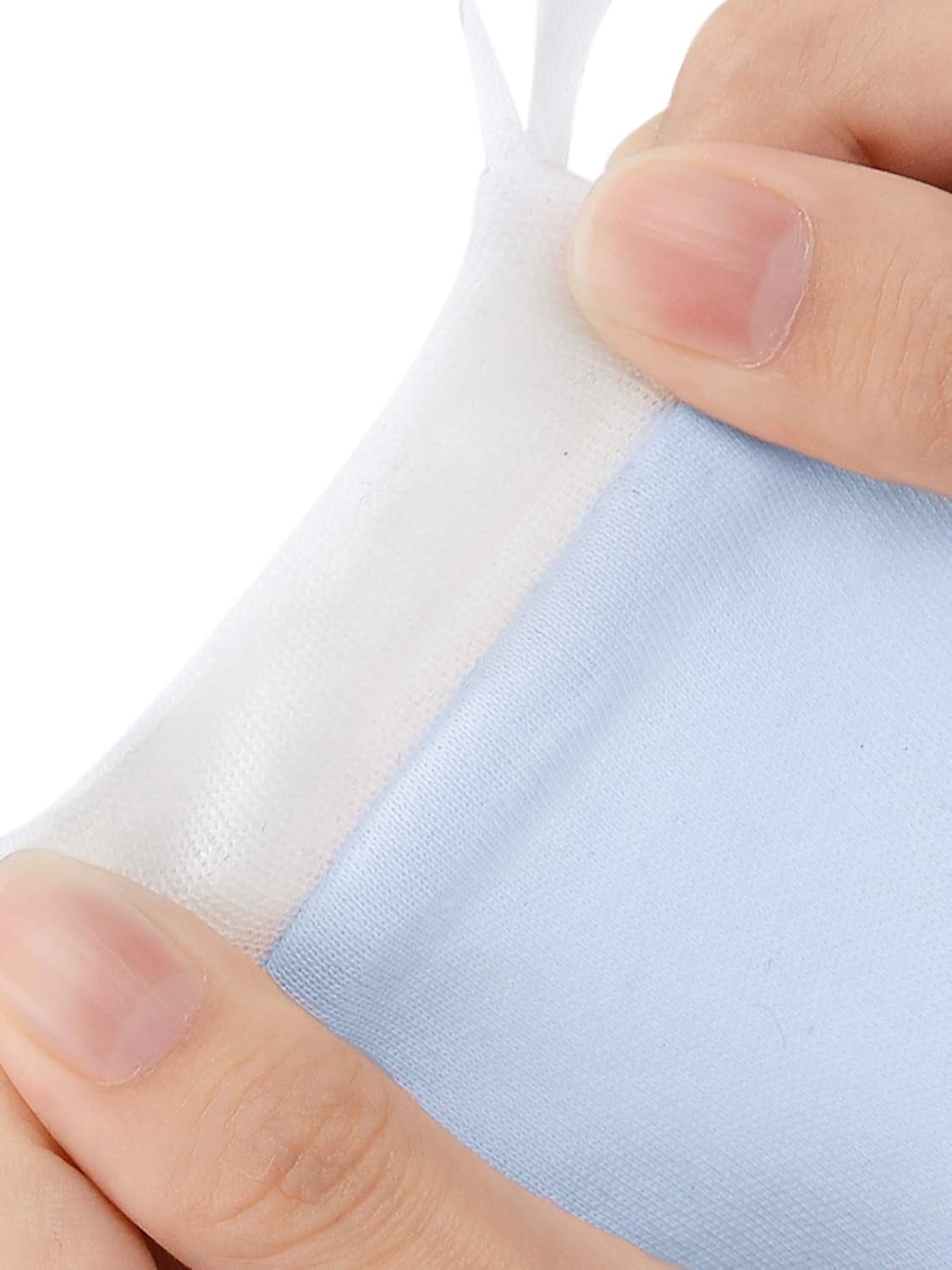 Baby Mittens 0-6 Months Cotton Newborn Mittens No Scratch Mittens for Baby Girls Boys Infant Mittens a 4 Pairs White 0-12 Months