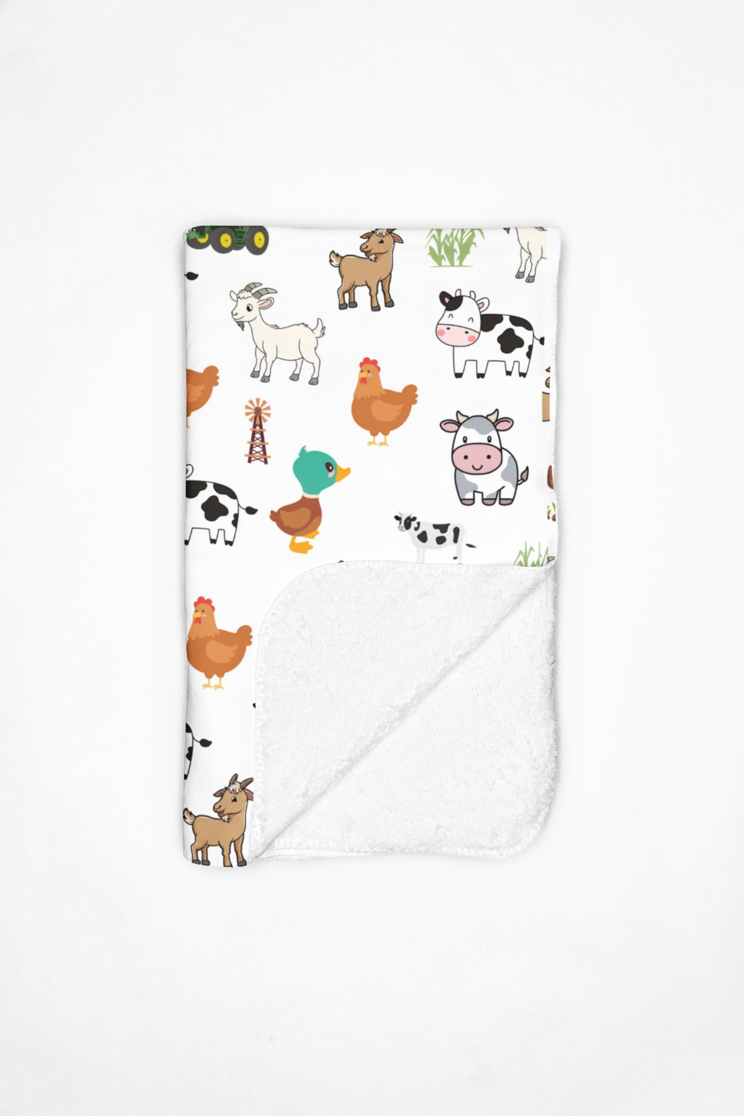 Farm Animal Baby Blanket