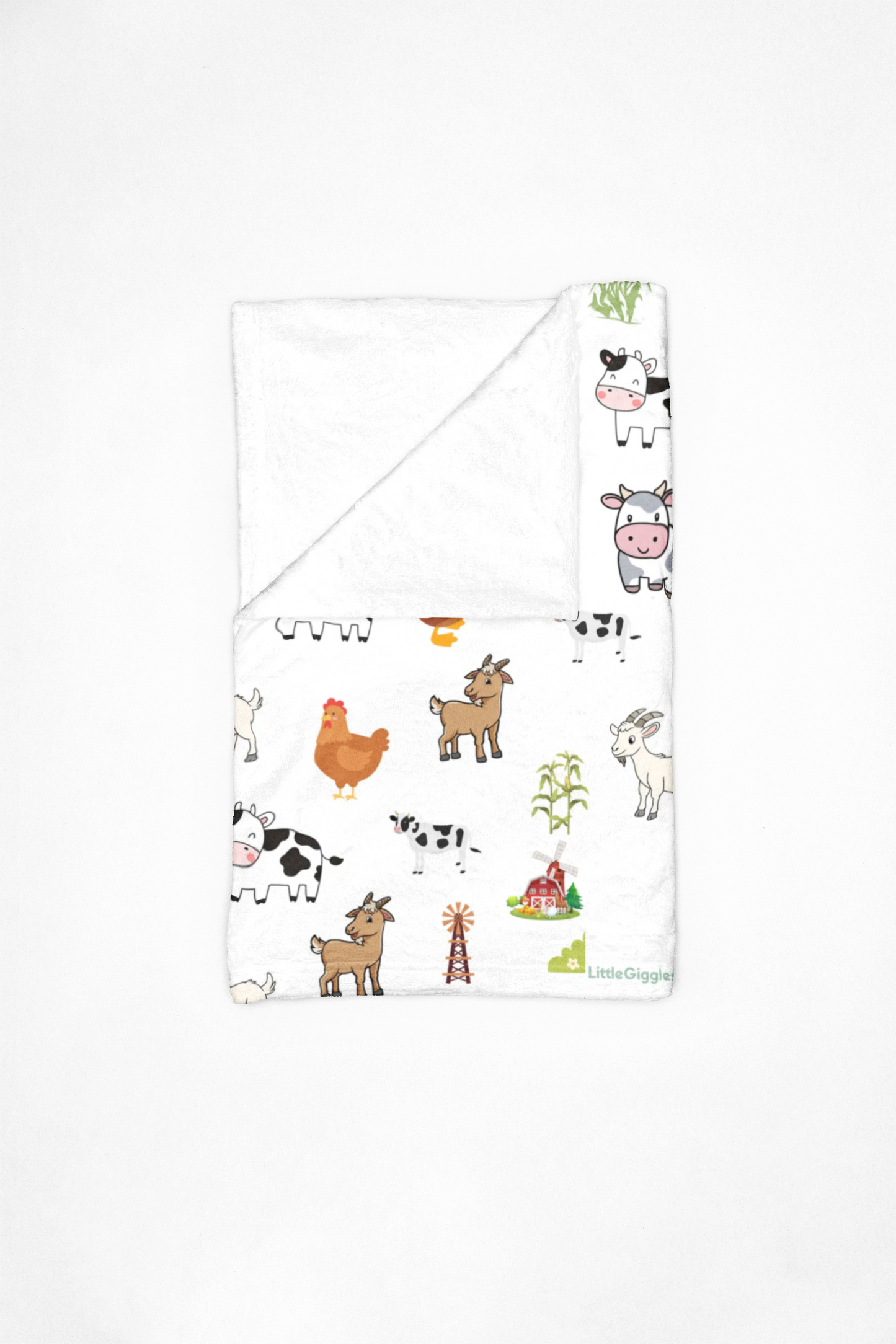Farm Animal Baby Blanket