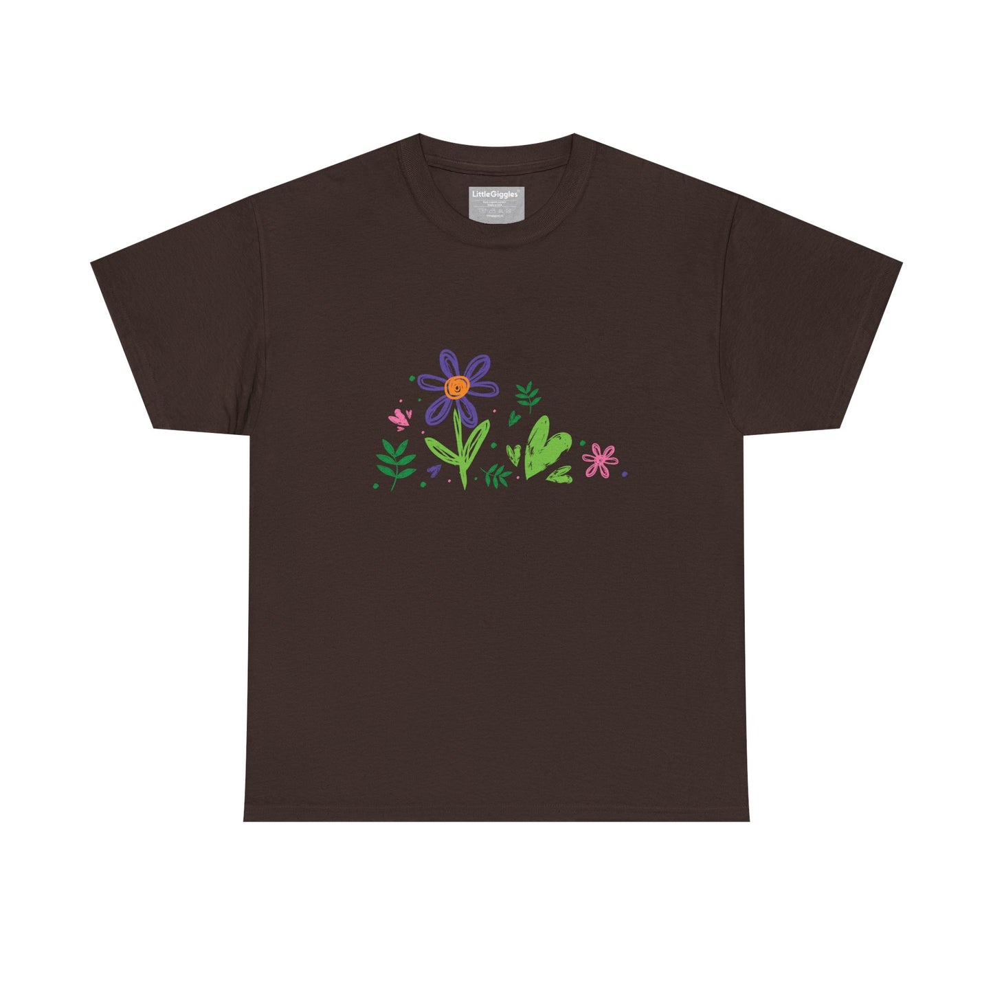 Floral Unisex Heavy Cotton Tee