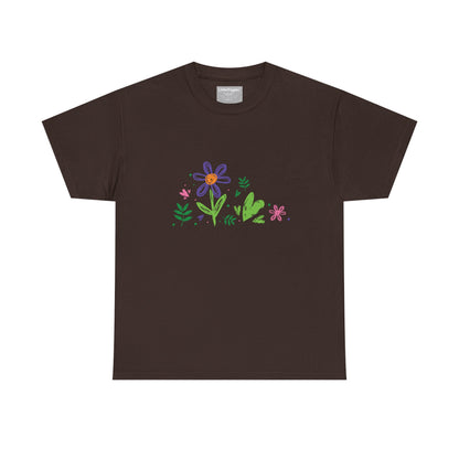 Floral Unisex Heavy Cotton Tee