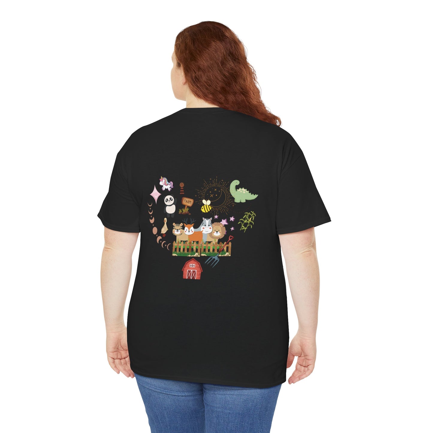 Farm Illustrations Unisex Heavy Cotton Tee