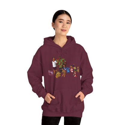 Cozy Family Themed Hooded Sweatshirt