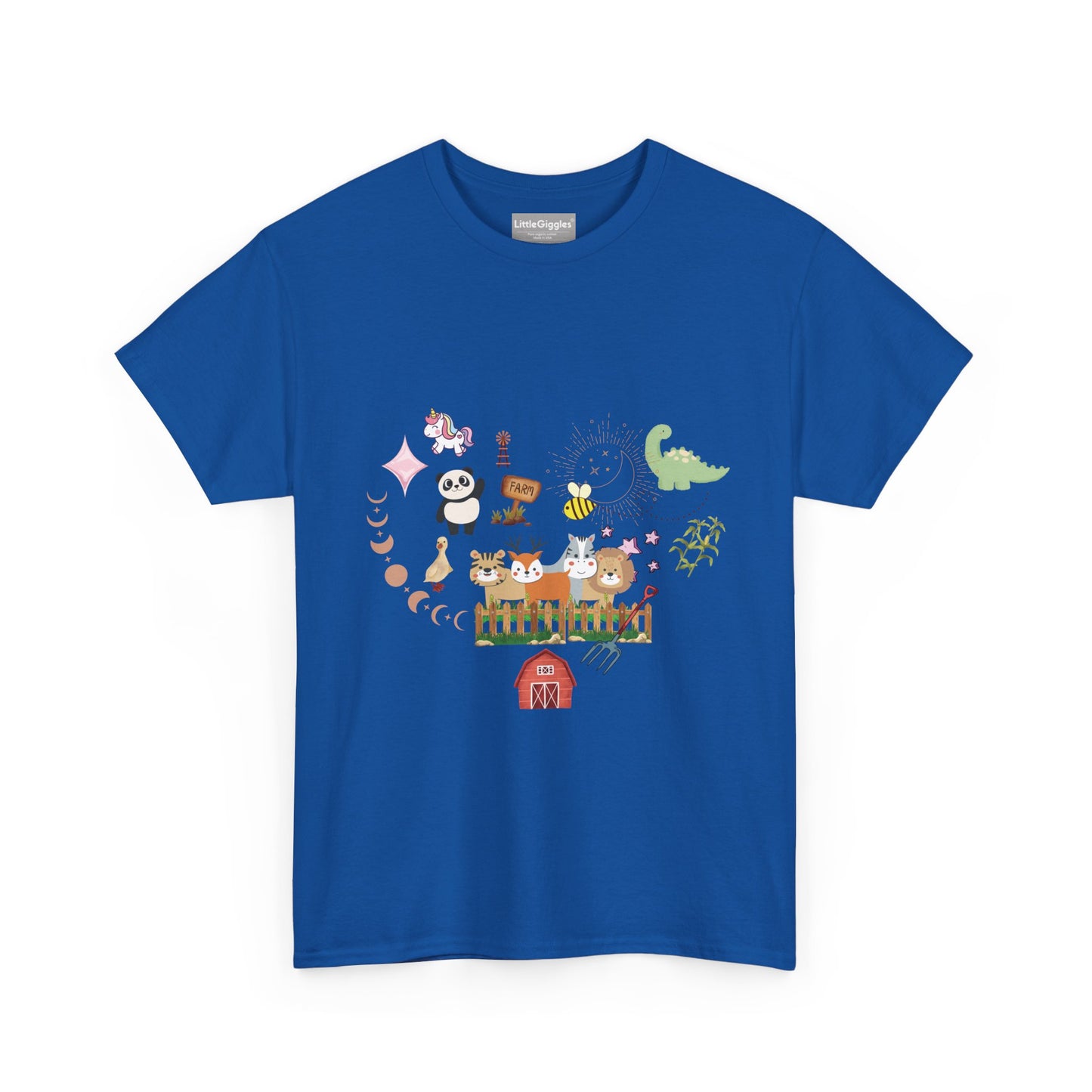 Farm Illustrations Unisex Heavy Cotton Tee