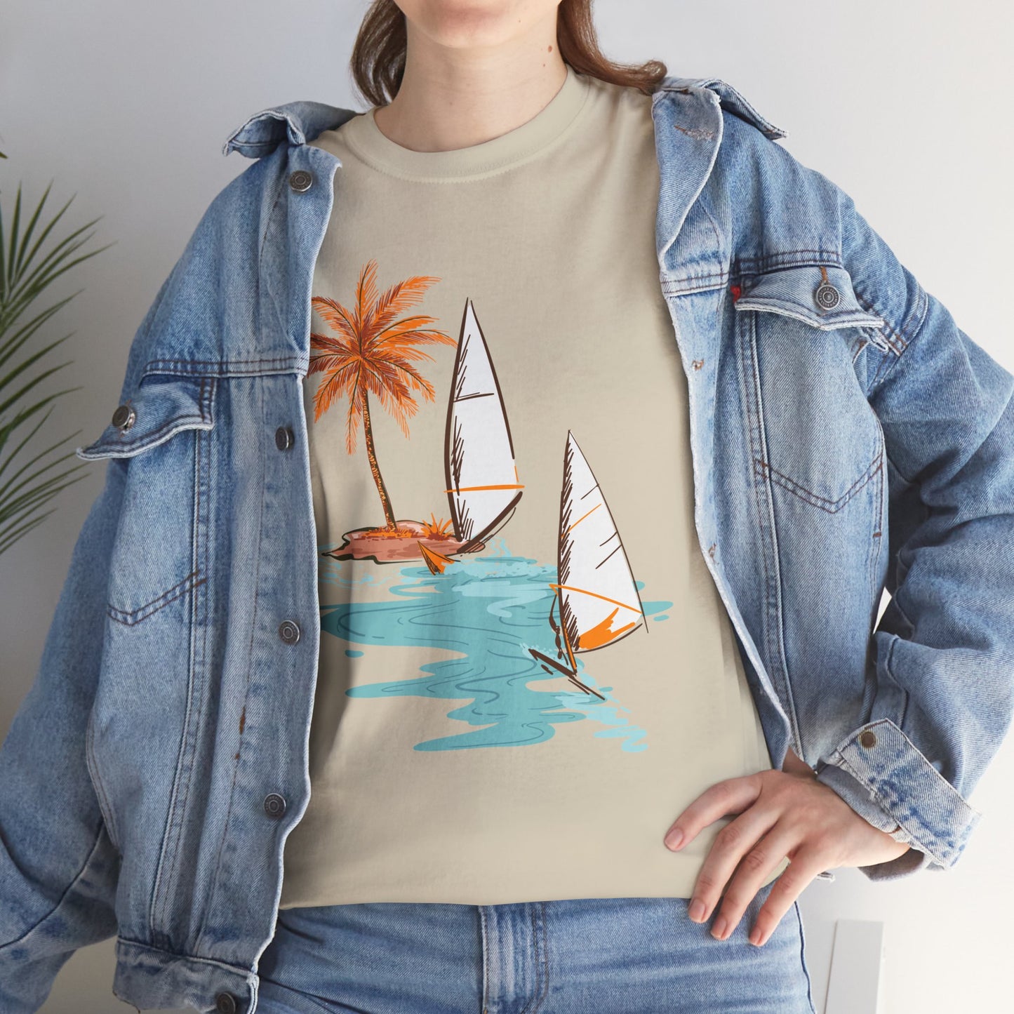 Beach Vibes Unisex Heavy Cotton Tee