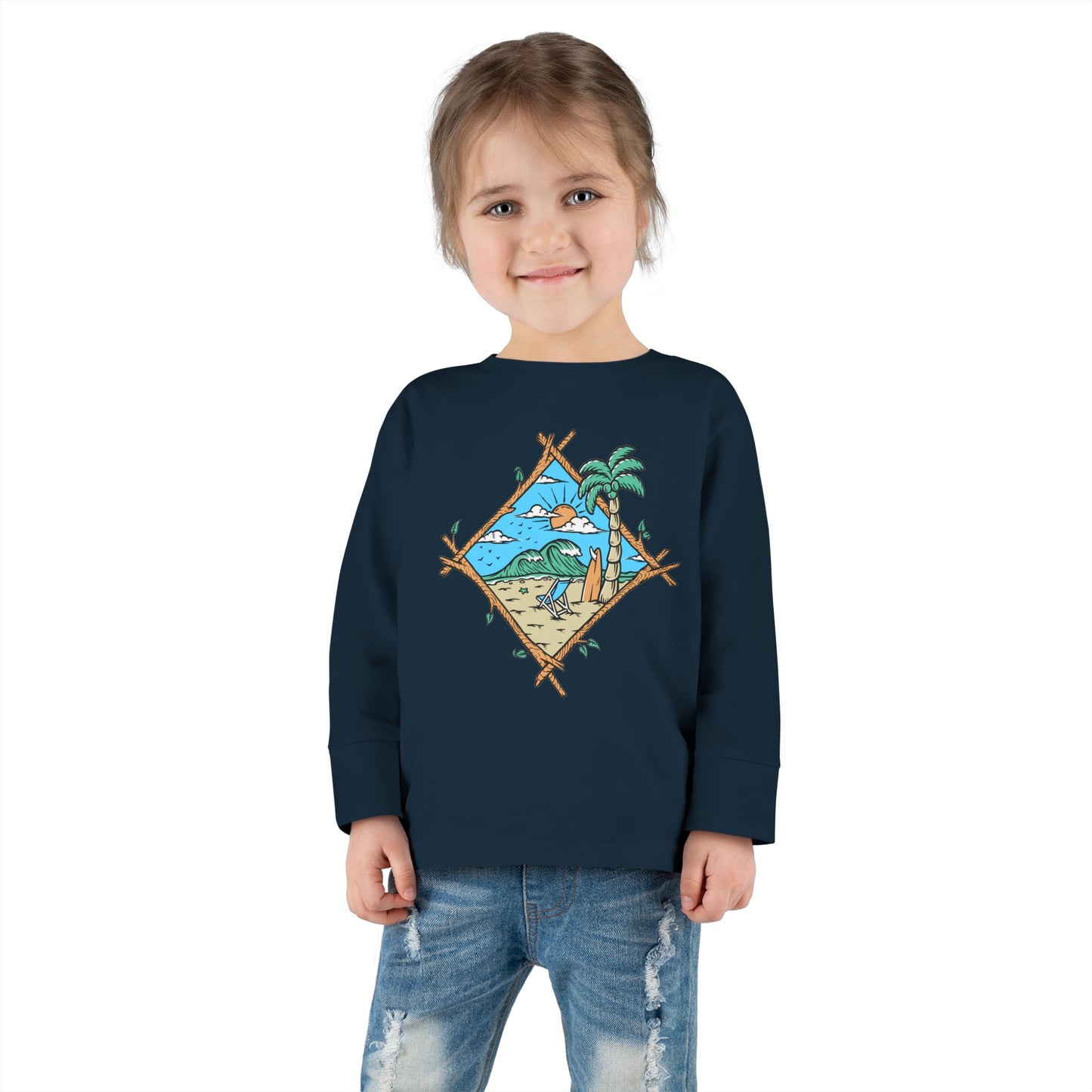 Tropical Toddler Long Sleeve Tee