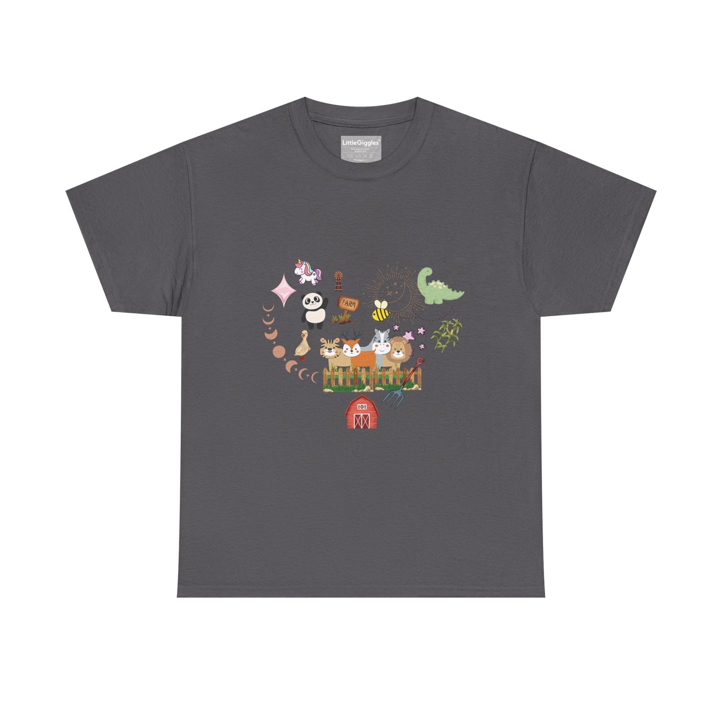 Farm Illustrations Unisex Heavy Cotton Tee