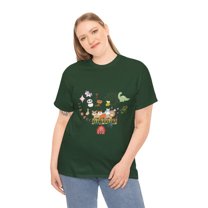 Farm Illustrations Unisex Heavy Cotton Tee