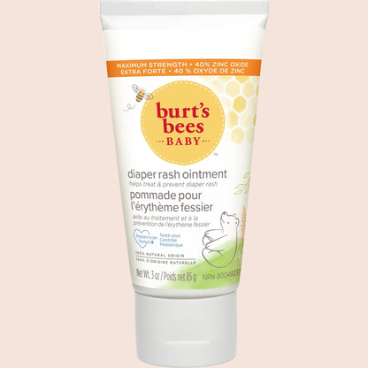 Baby 100% Natural Origin Diaper Rash Ointment, 3 Ounce Tube