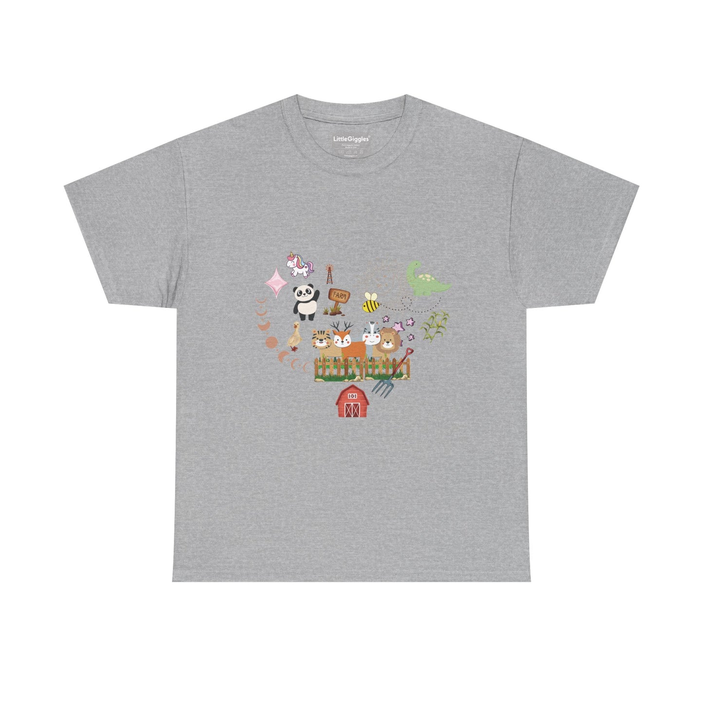 Farm Illustrations Unisex Heavy Cotton Tee