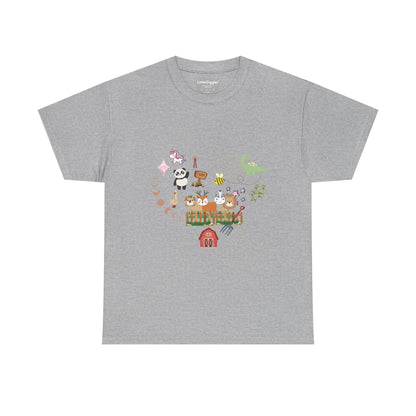 Farm Illustrations Unisex Heavy Cotton Tee