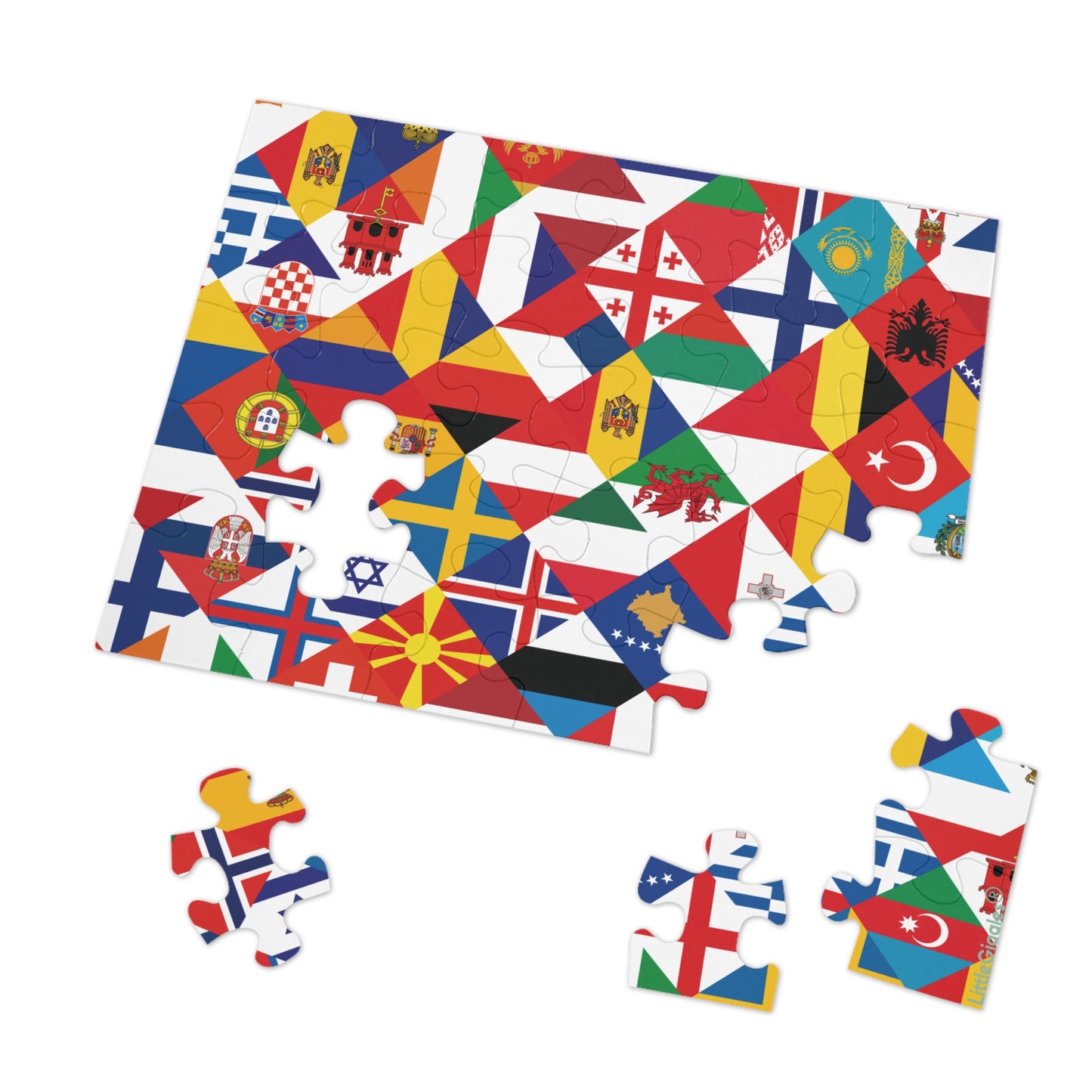 Kids Educational Jigsaw Puzzle with Tin