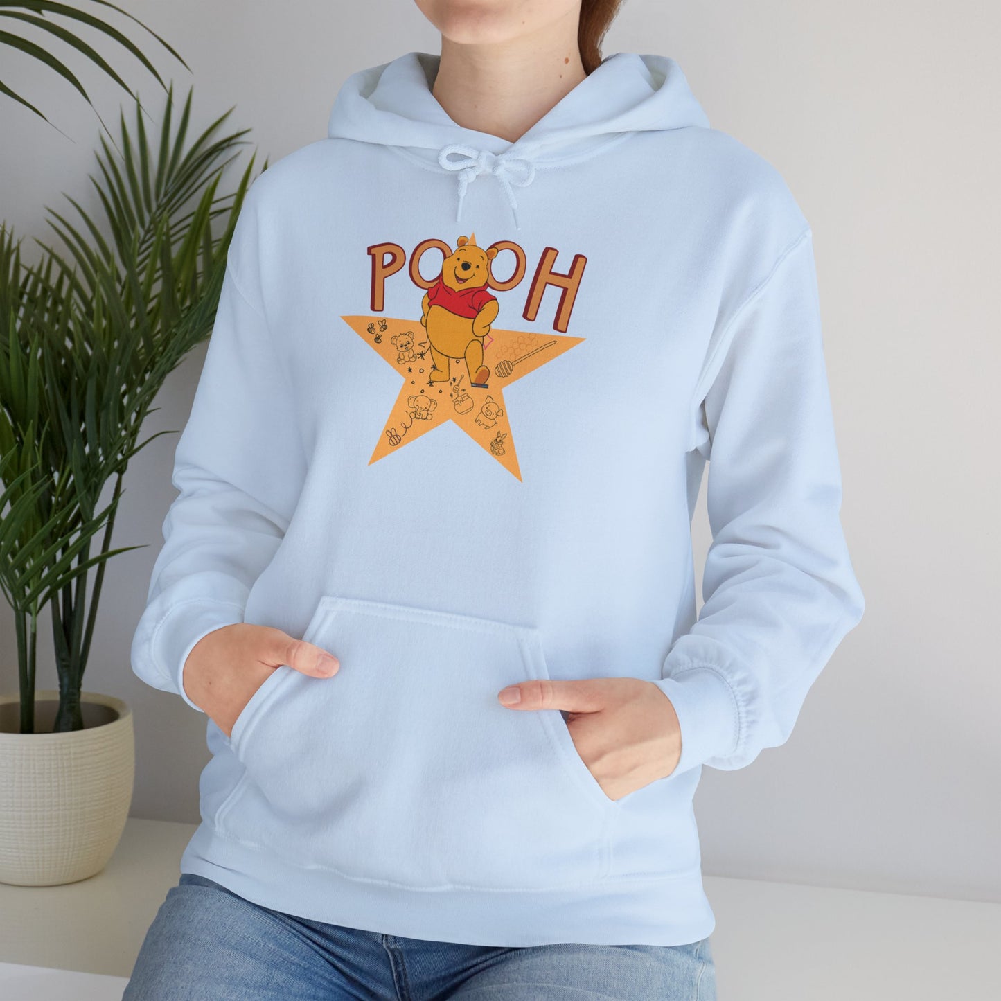 Pooh Themed Hooded Sweatshirt