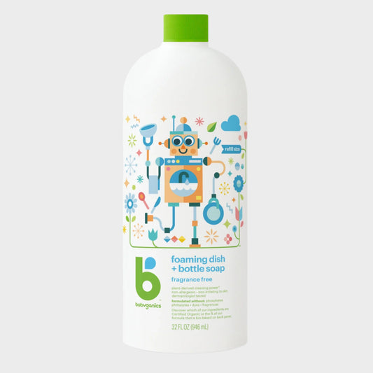 Foaming Dish Soap , Fragrance Free, 32Oz