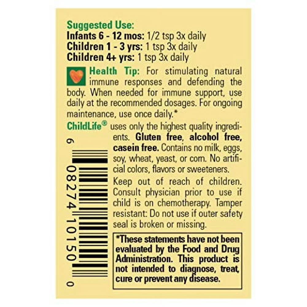 Childlife Essentials First Defense for Infants, Babys, Kids, Toddlers, Children, and Teens, 4-Ounce