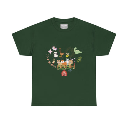 Farm Illustrations Unisex Heavy Cotton Tee