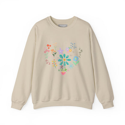 Floral Crewneck Sweatshirt
